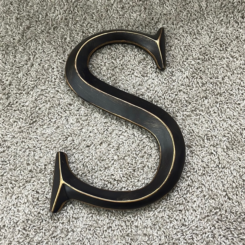 Hobby Lobby Distressed Bronze Letters [S]